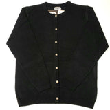 Ladies Plain Round Neck  Cardigan - UK Sweater House