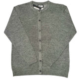 Ladies Plain Round Neck  Cardigan - UK Sweater House