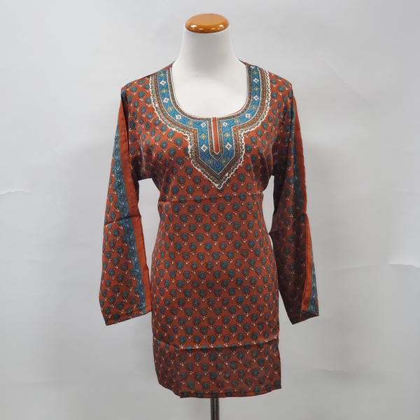 Ladies Printed Tunic Top - UK Sweater House