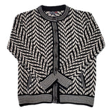 Ladies Chenille Knitted Design Cardigan - UK Sweater House