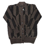 Ladies Wool Lined Knitted Design Cardigan - UK Sweater House
