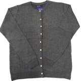 Ladies Round Neck Cable Cardigan - UK Sweater House