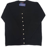 Ladies V Neck Cable Cardigan - UK Sweater House