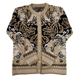 Ladies Chenille Knitted Design Cardigan - UK Sweater House