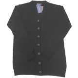 Ladies Long Sleeve Button Down Basic Cardigan Sweater - UK Sweater House