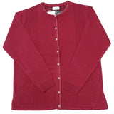 Ladies Self Design Pattern Cardigan - UK Sweater House