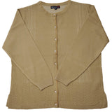 Ladies Self Design Pattern Cardigan - UK Sweater House