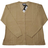 Ladies Self Design Pattern Cardigan - UK Sweater House