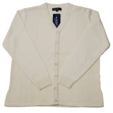 Ladies Self Design Pattern Cardigan - UK Sweater House