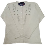 Ladies Lurex Knit Cardigan - UK Sweater House