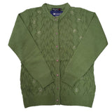 Ladies Beaded Crochet Design Cardigan - UK Sweater House