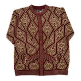 Ladies Chenille Knitted Design Cardigan - UK Sweater House