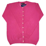 Ladies Plain Round Neck  Cardigan - UK Sweater House