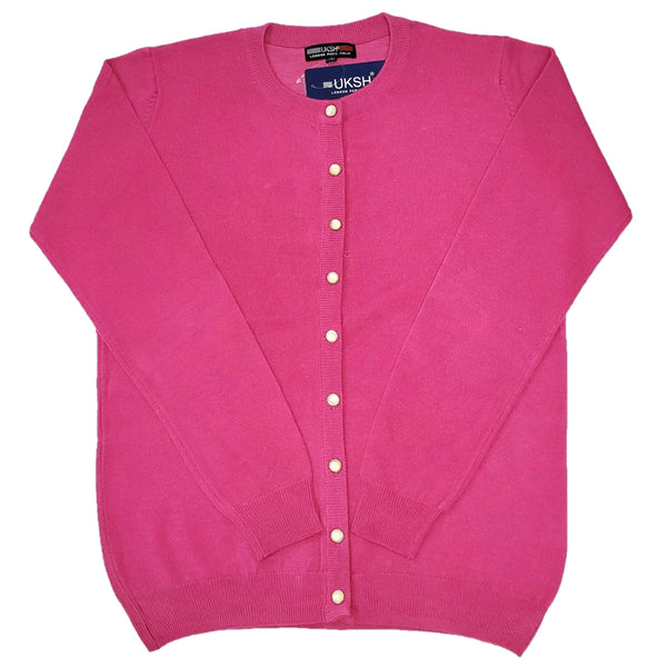 Pink sweater hotsell button up